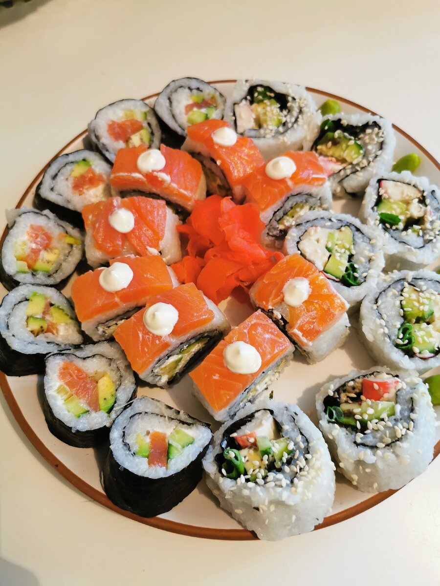 Как сделать вкусные суши самому фото 48