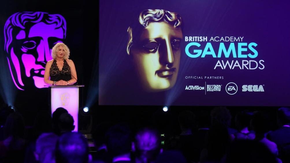 Процедура награждения игры призом BAFTA.