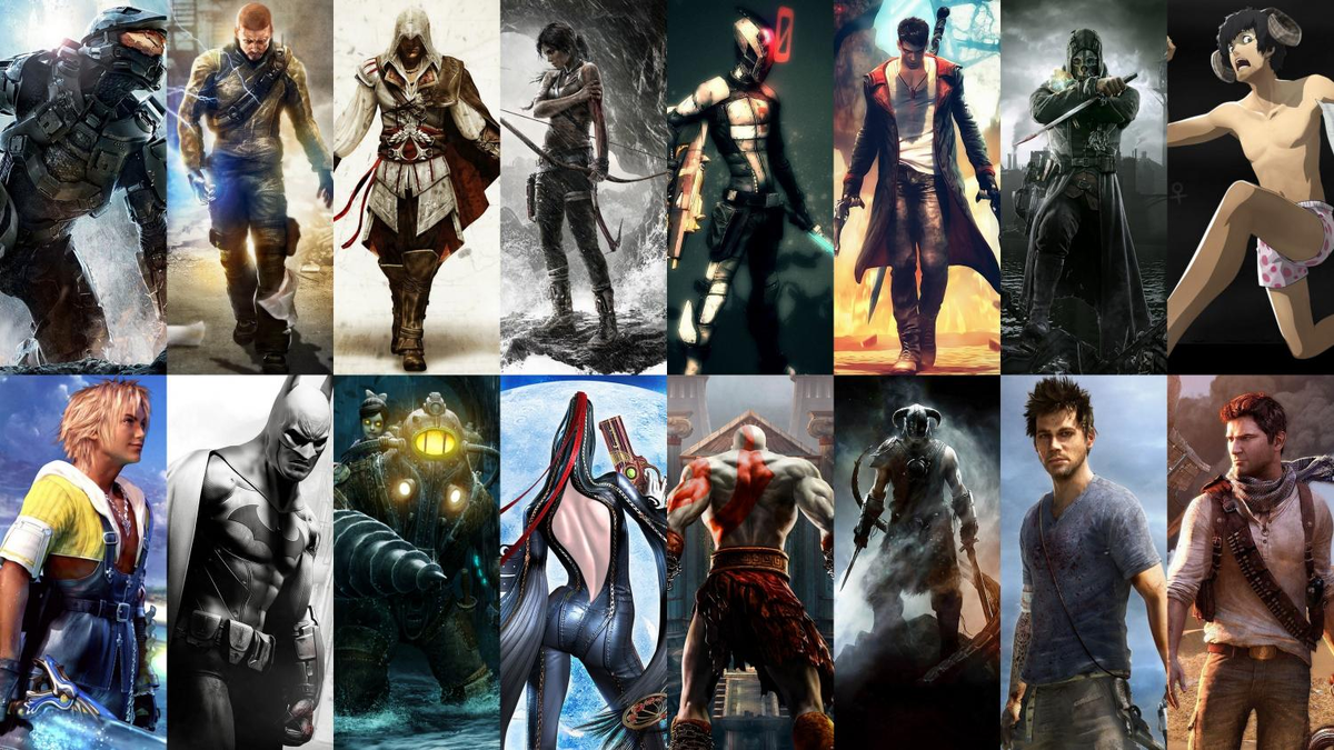 Персонажи игр. Самые популярные игровые персонажи. Персонажи из игр. Популярные герои компьютерных игр.