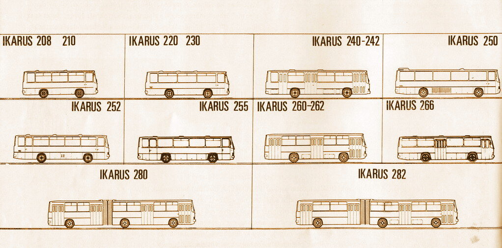 Чертеж икарус 250