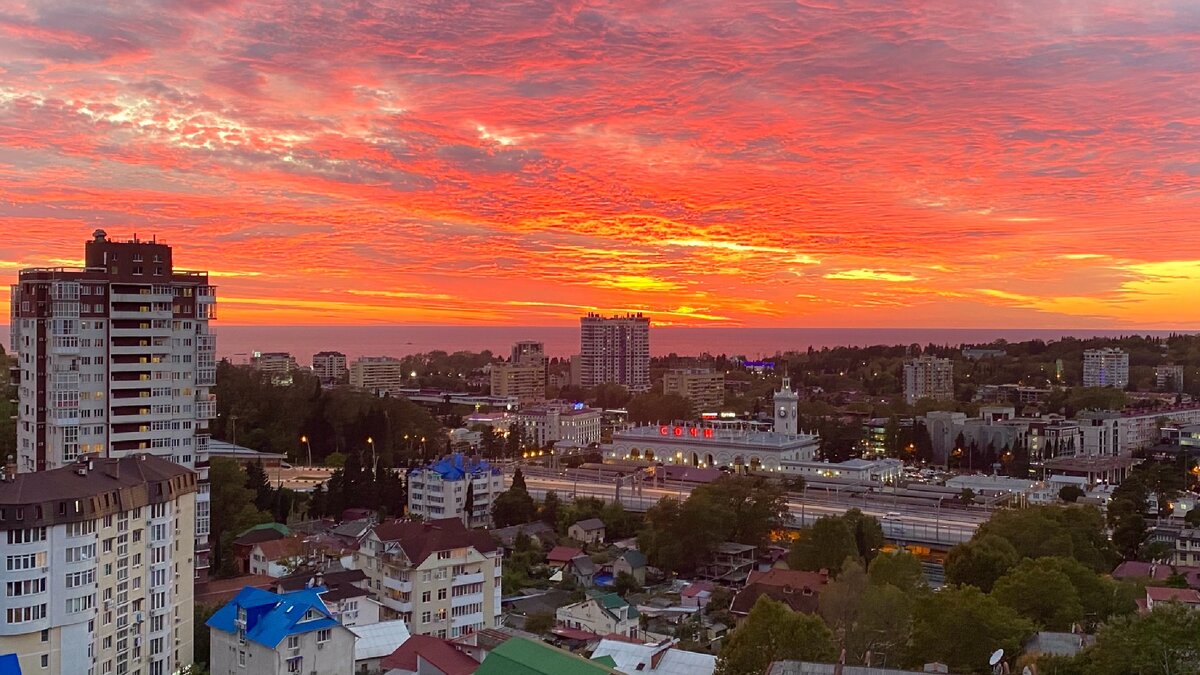 Закаты из окон Санни Хилл