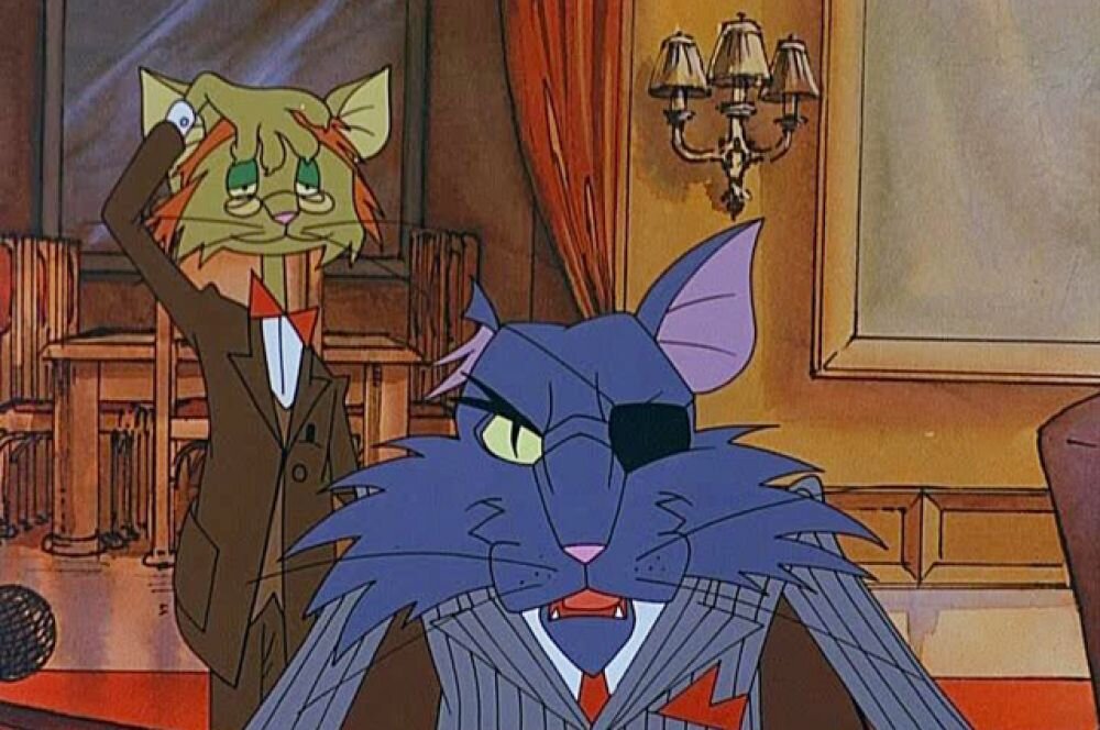 Кадр из мультфильма "Ловушка для кошек"