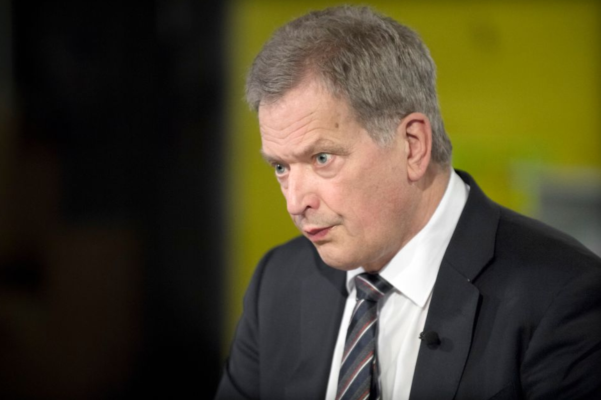 Президент Финляндии Саули Ниинистё. Фото: Tiina Jutila / Yle