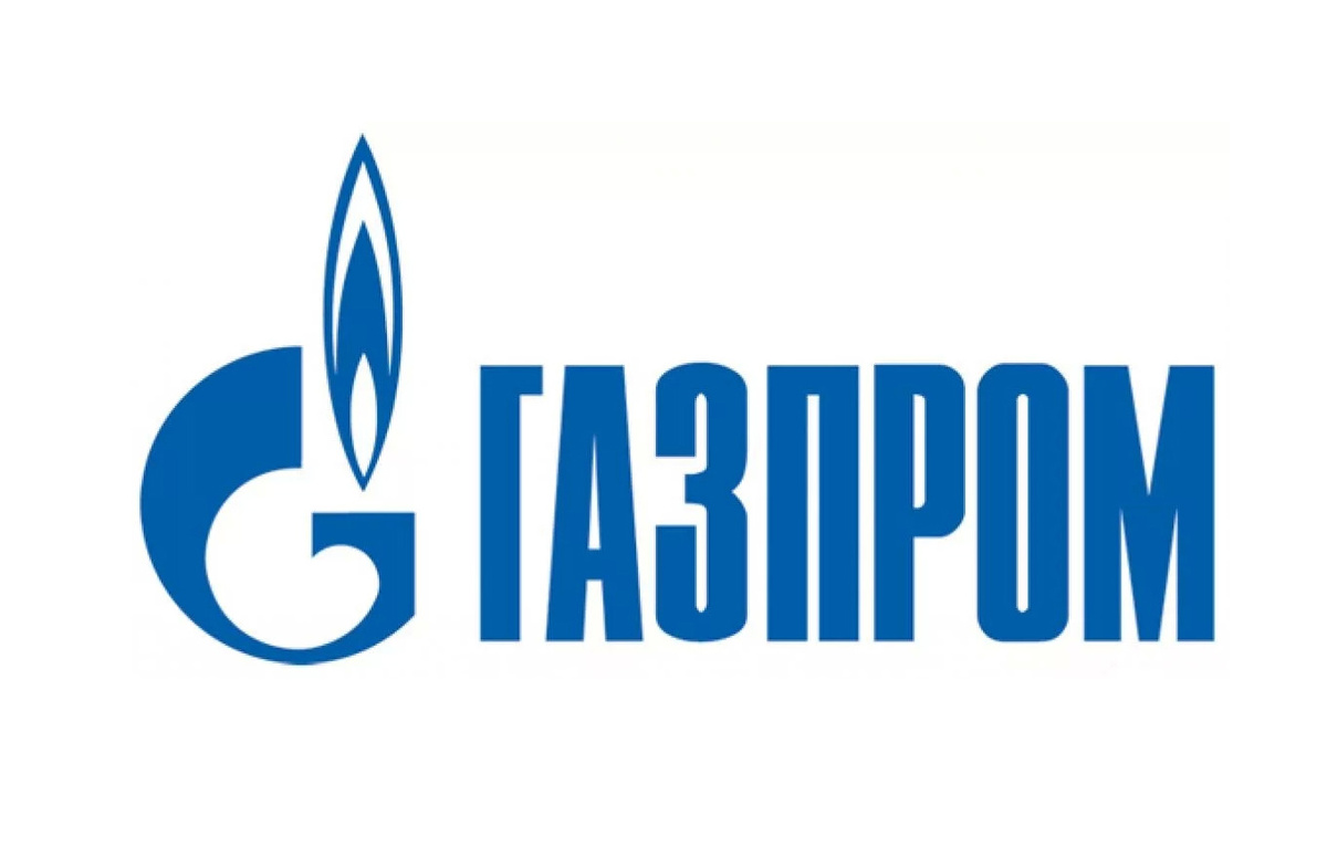 Логотип компании ПАО "Газпром"