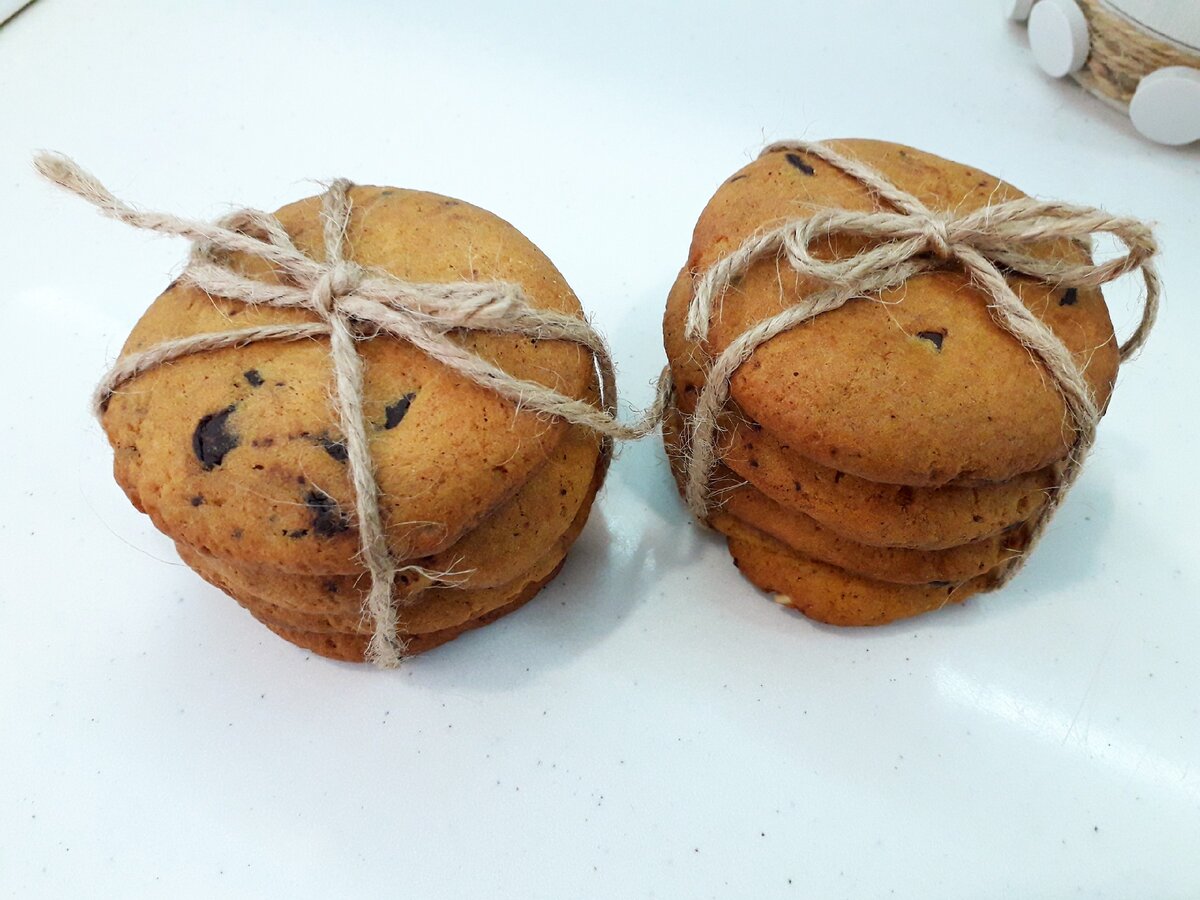 Вариант сервировки печенья для подарка