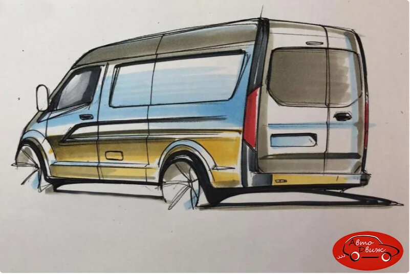 Как по мне, в машине есть что-то от нового Vokswagen Crafter…