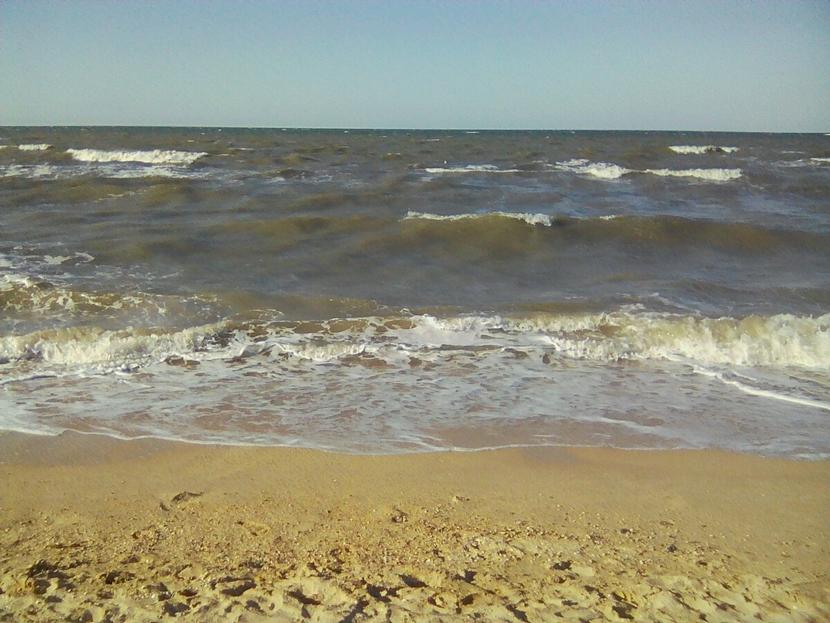 Азовское море, станица Голубицкая, август 2020. Фото автора