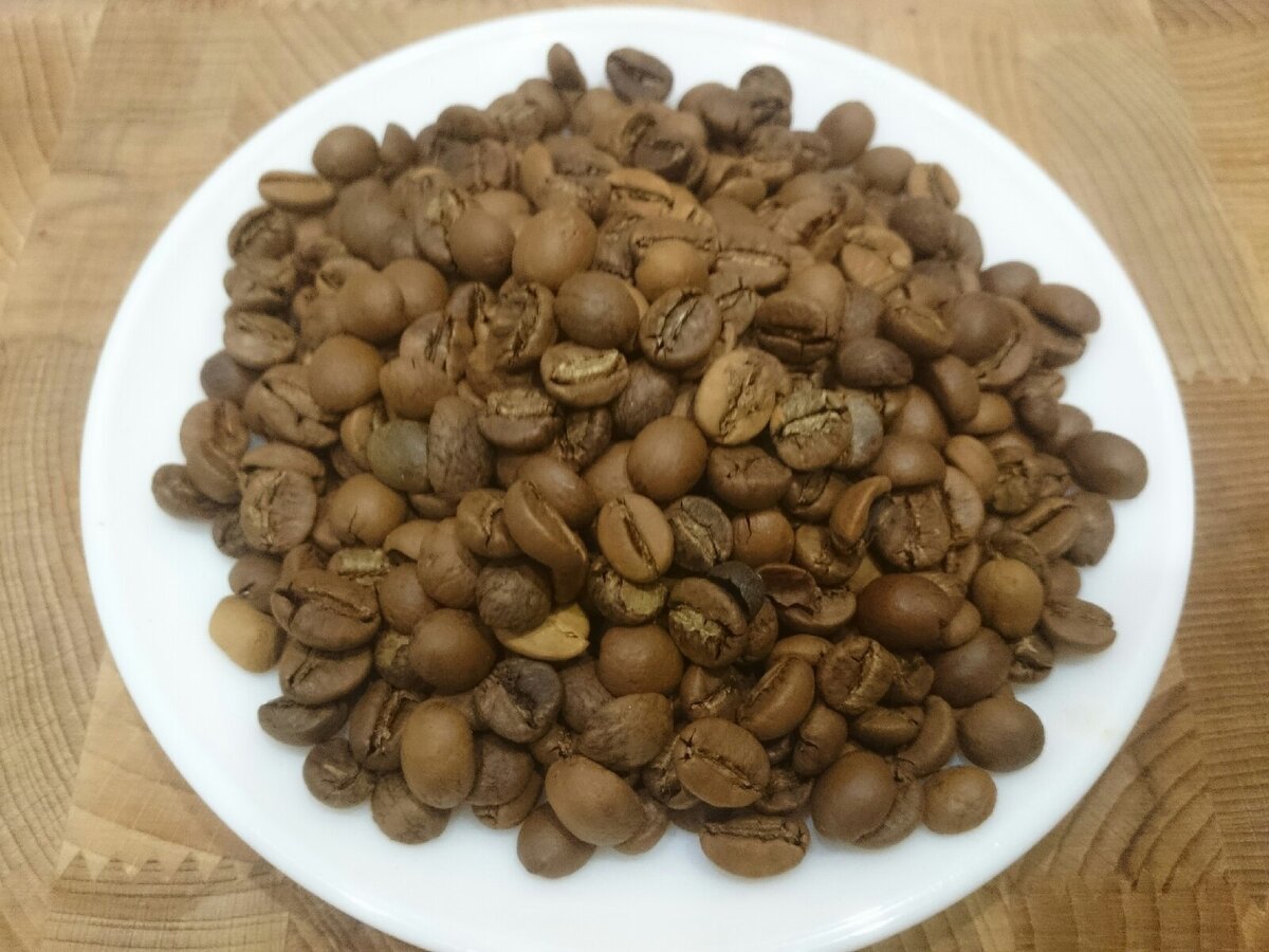 Зерна кофе робуста