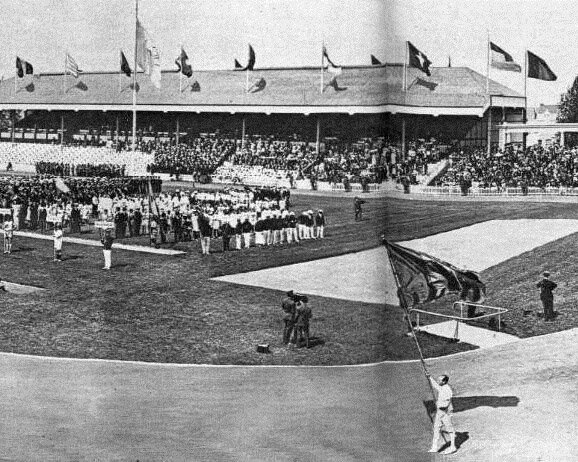 Открытие Олимпиады в Антверпене, 1920