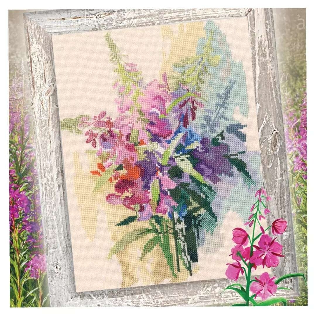 "Малиновый кипрей" Набор для вышивания RTO
Артикул М885