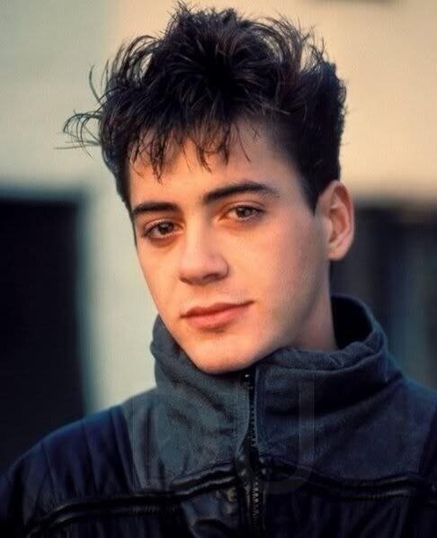 Молодой Роберт Дауни-младший.