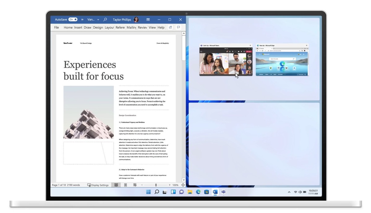 Windows 11 научилась лучше работать с окнами.