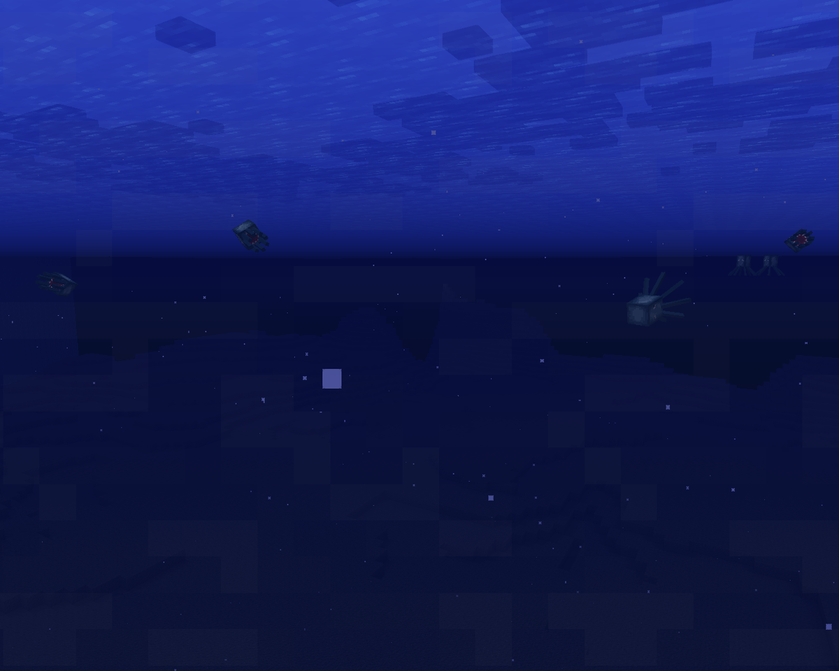 Кажется, MVA пришлось вернуться ко временам квадратных мониторов. Широкоформатный накрылся(. А это, к слову, подводный мир во времена Нотча