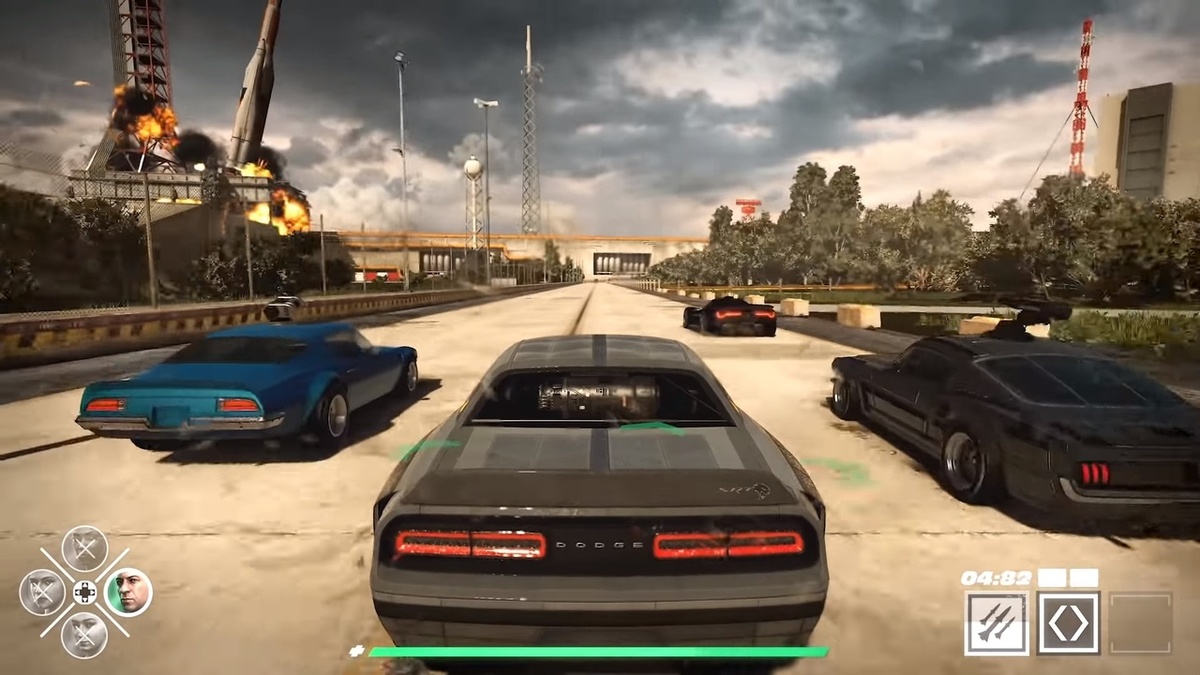 Скриншот из игры Fast and Furious Crossroads. 