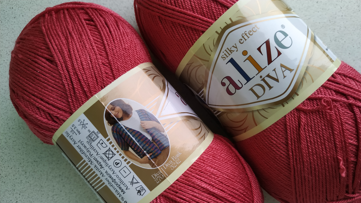 Из Diva недавно вязала тунику для подруги