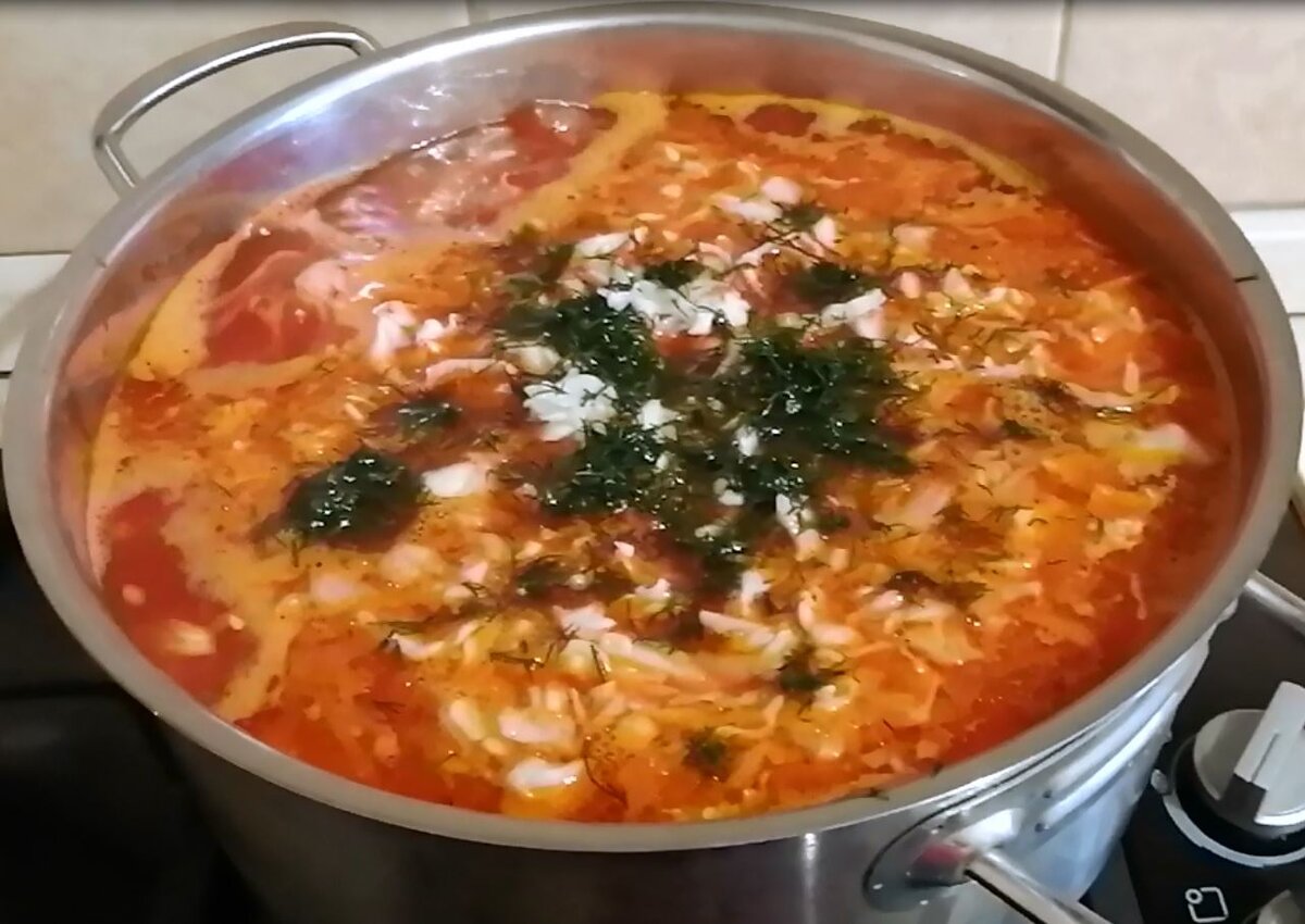 Борщ без мяса