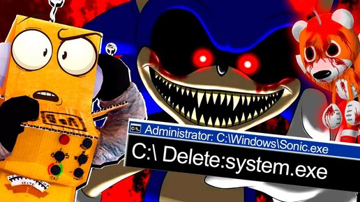 СОНИК EXE ВЗЛОМАЛ МЕНЯ! САМАЯ СТРАШНАЯ ИГРА СОНИК.EXE Sonic Eyx Nightmare Beggining