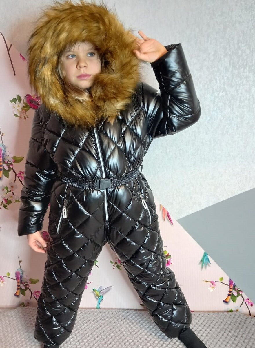 Комбинезон детский зимний для девочки