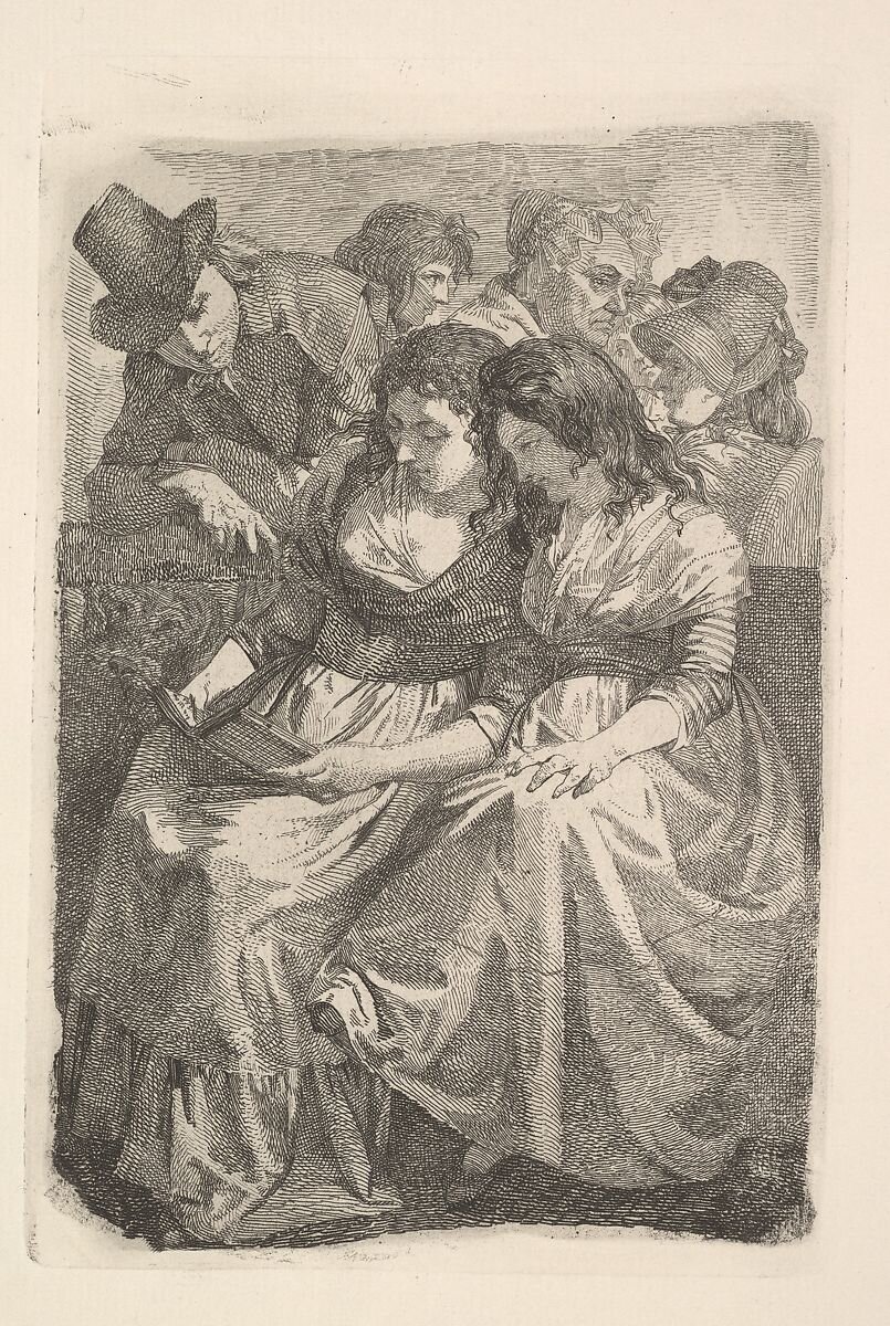 Иоганн Готфрид Шадов. Встреча с семьёй, 1794-1795