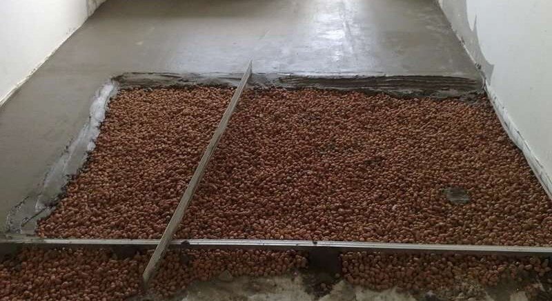 Стяжка с керамзитом