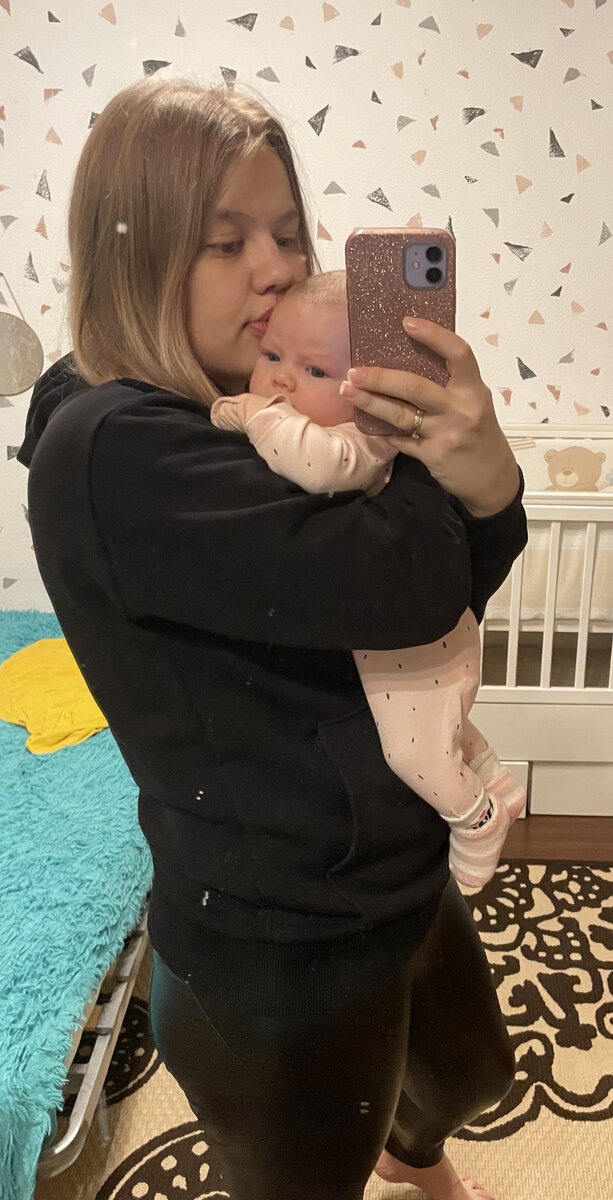 Столбик после кормления 