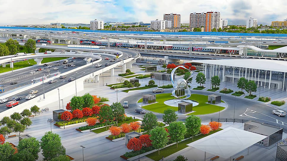 Фото: Телеграм-канал Сергея Собянина📷Проект московского городского вокзала Нижегородская