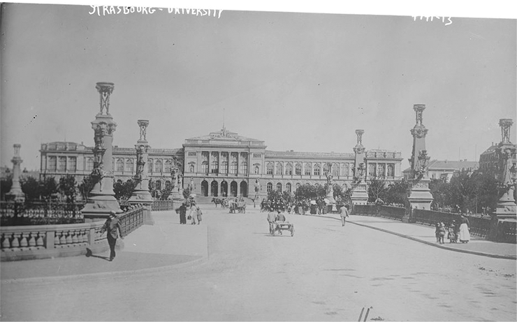 Страсбургский университет. Фотография начала XX века. 
© Library of Congress