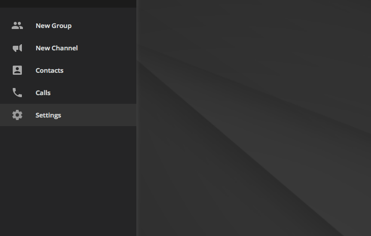 Открыть настройки