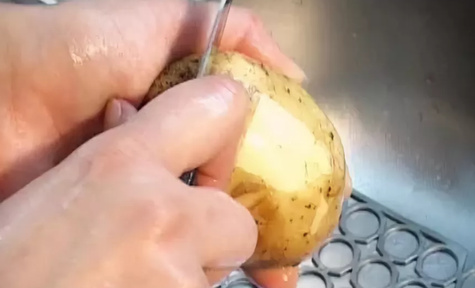 Как чистить молодую