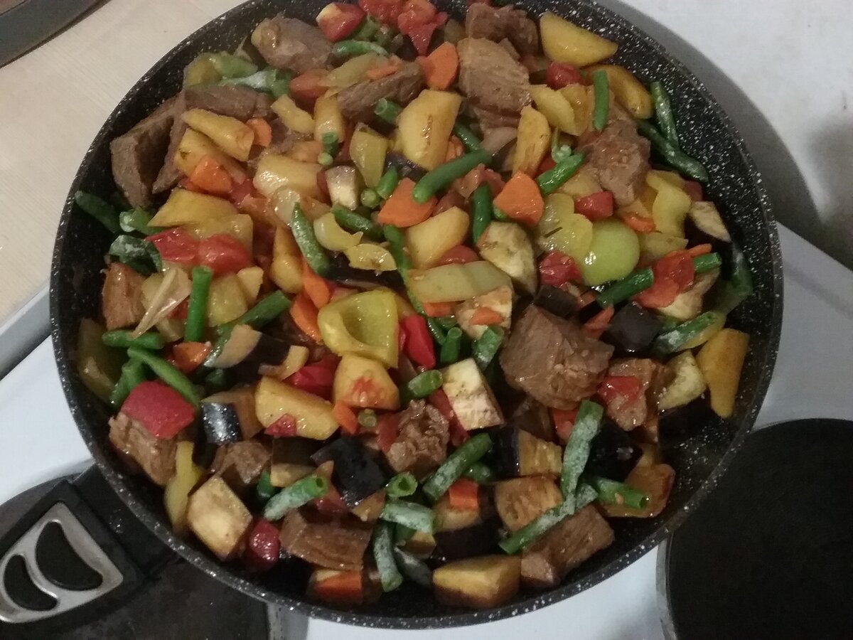 Мясо с овощами. Просто и вкусно!