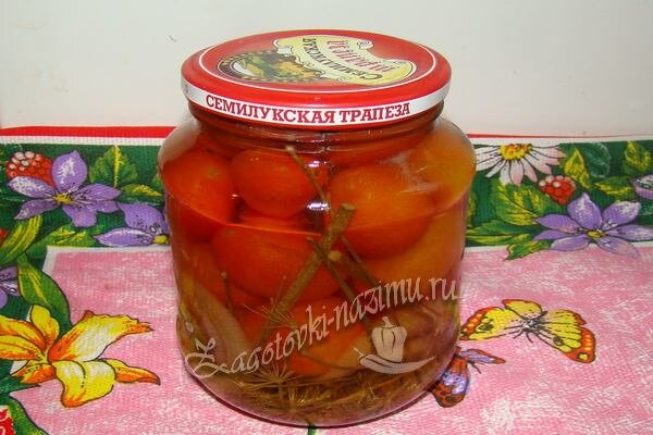 Рецепты консервированных помидоров в автоклаве