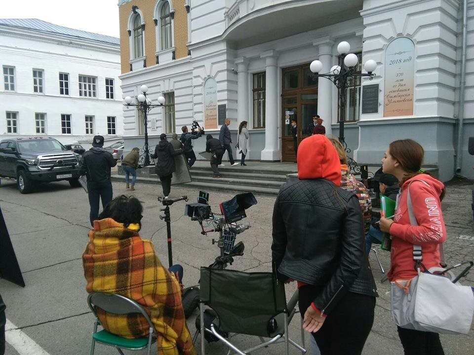 На улицах нашего города проходят съемки детективной мелодрамы для "ТВЦ"