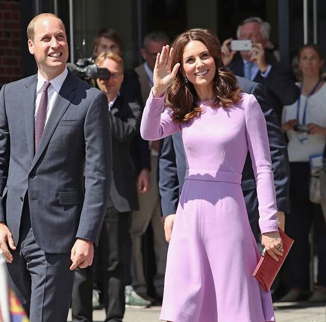 Герцоги Кембриджские во время немецко-польского тура