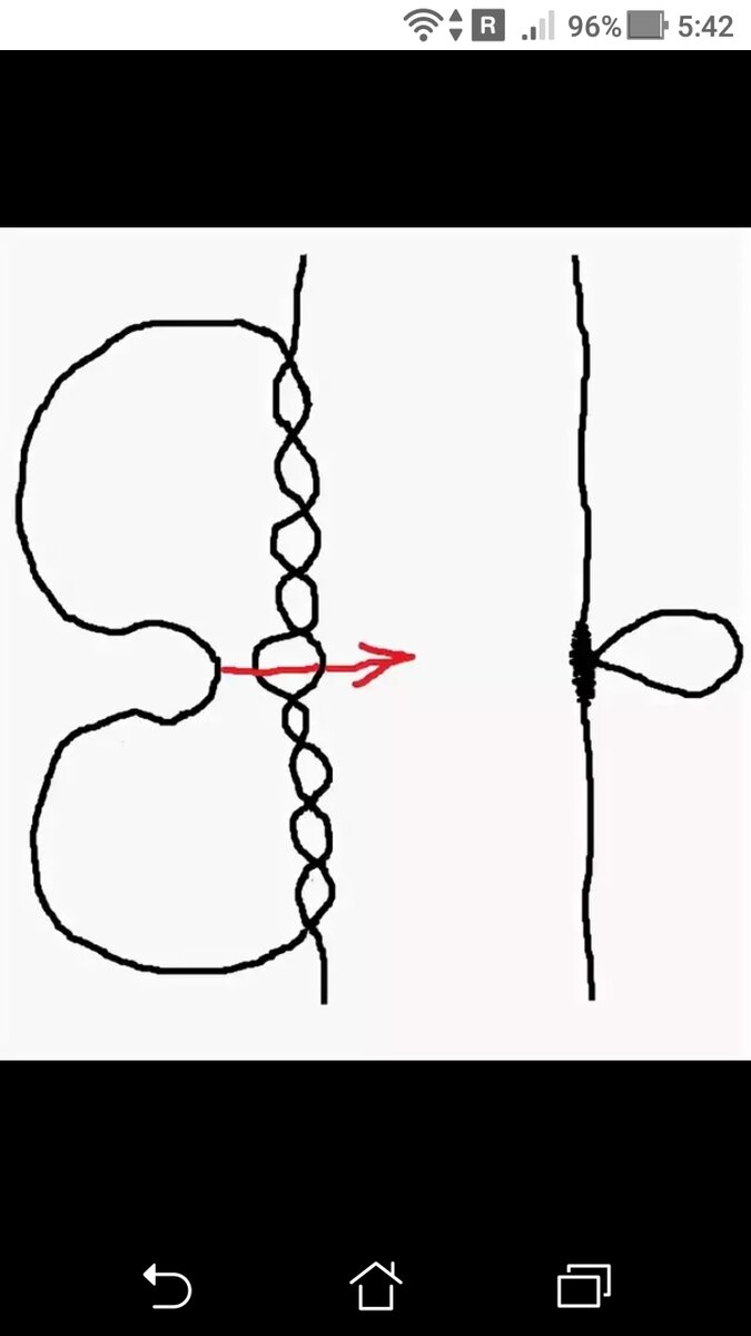 фото рисунок боковая петля, вязать из не поводок с крючком