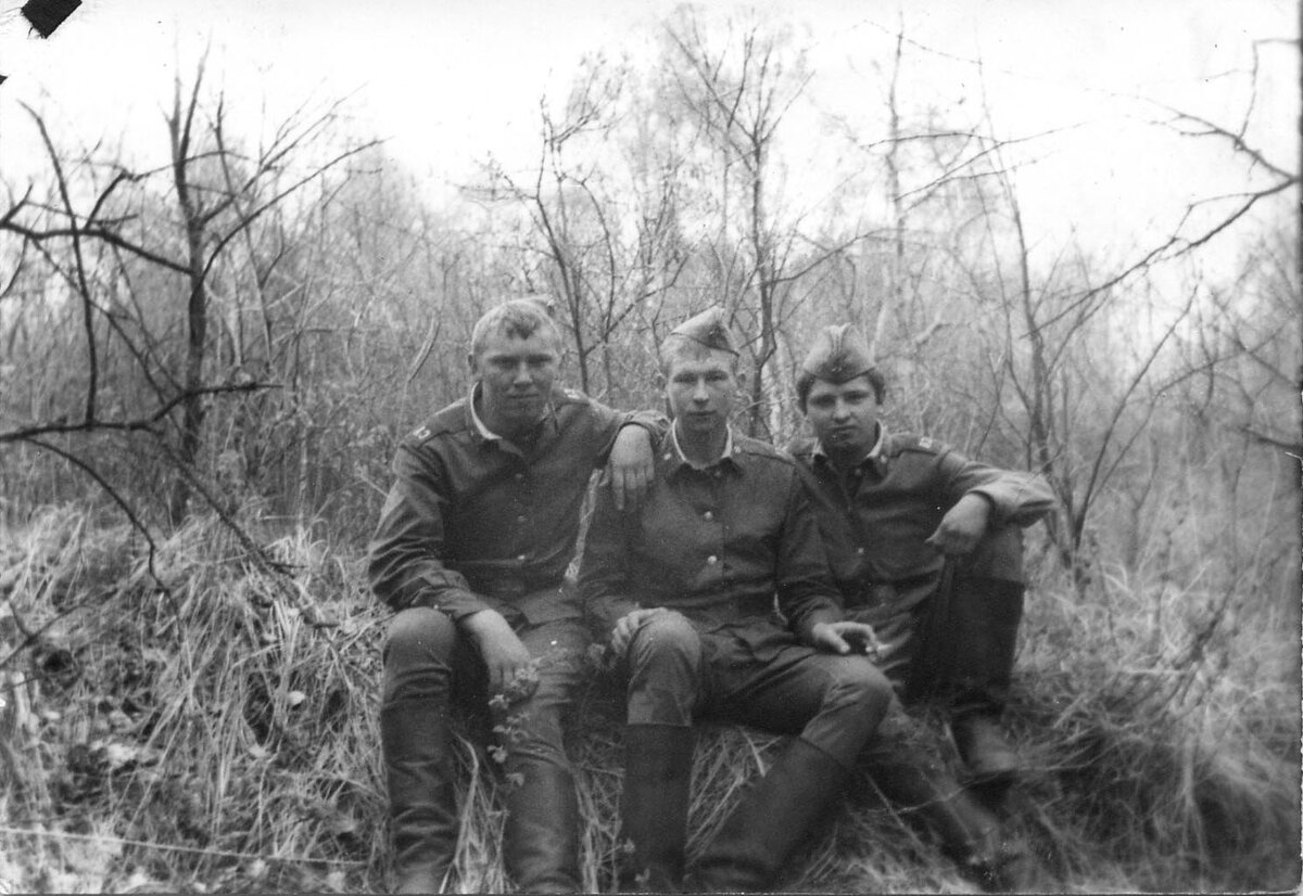 Молодые войскового стрельбища Помсен. Весна 1982 года.