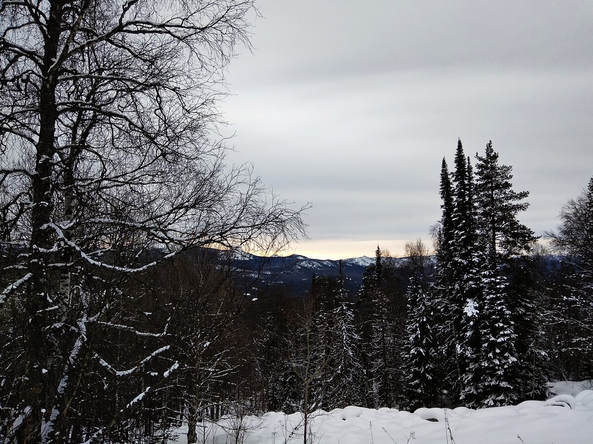 Первые горные пейзажи