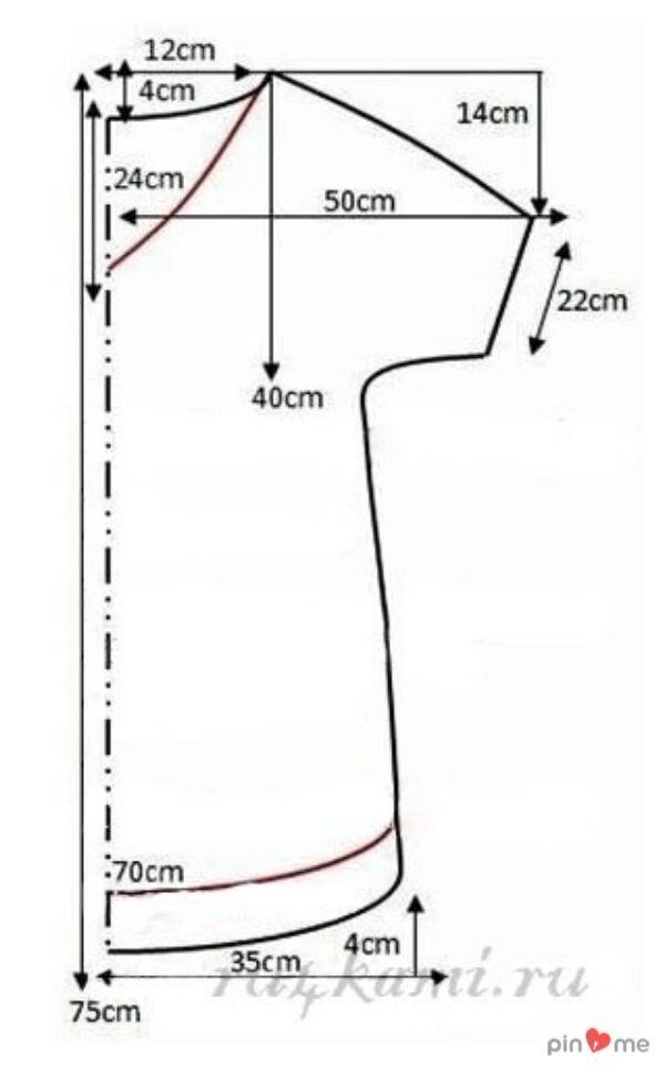 "Ленивая" туника за 3 часа. Как я быстро выкраиваю по любимой и удобной ...