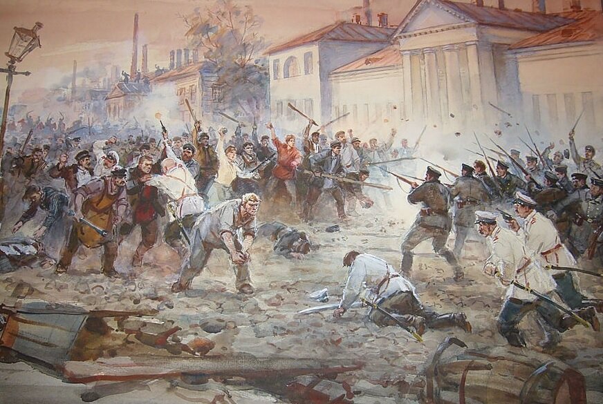 Начали первая. Обуховская оборона 1901. Май 1901 Обуховская оборона. «Обуховская оборона» рабочих в Петербурге. Обуховская оборона Бабасюк
