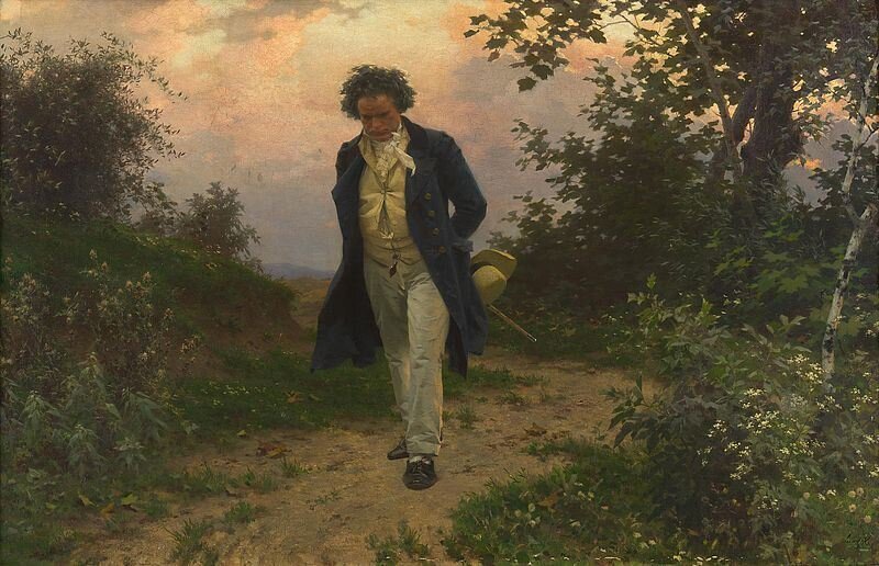 Бетховен на прогулке