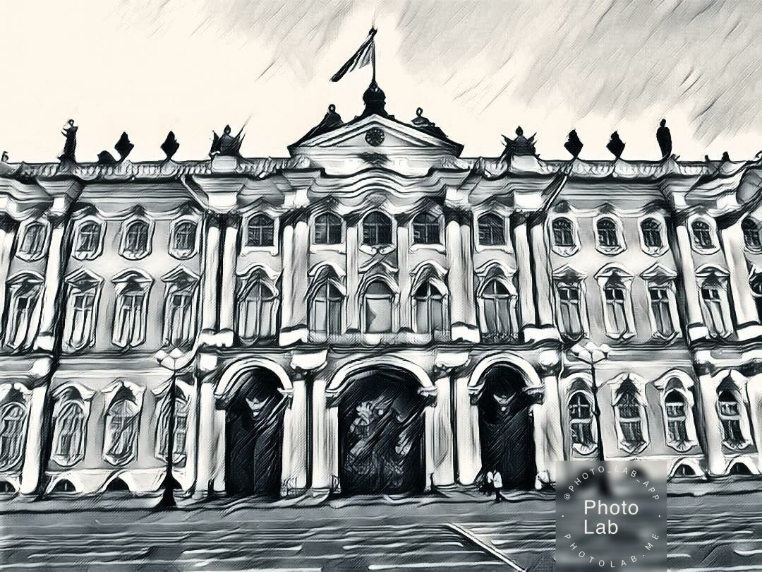 Зимний дворец санкт петербург рисунок