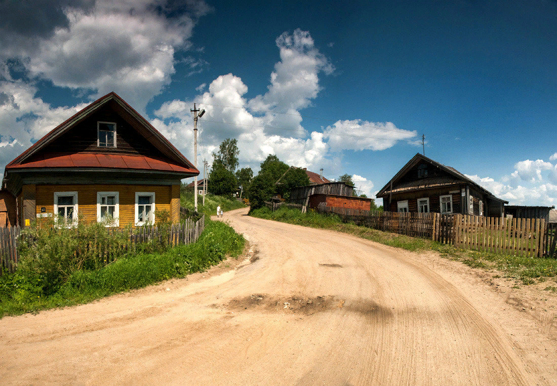 Сельская местность. Современная деревня. В селе. Сельская местность России.