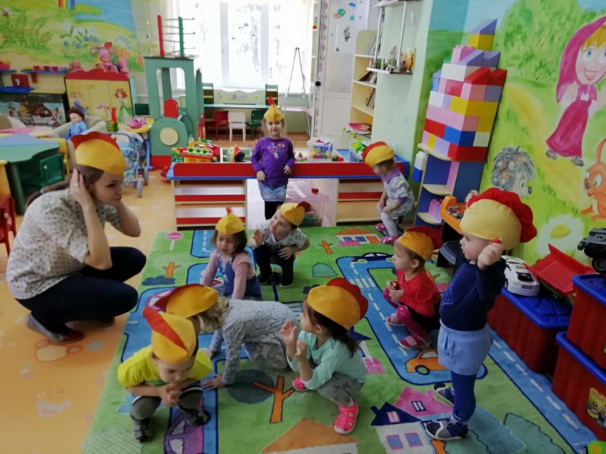 Игра "курочка и цыплята"