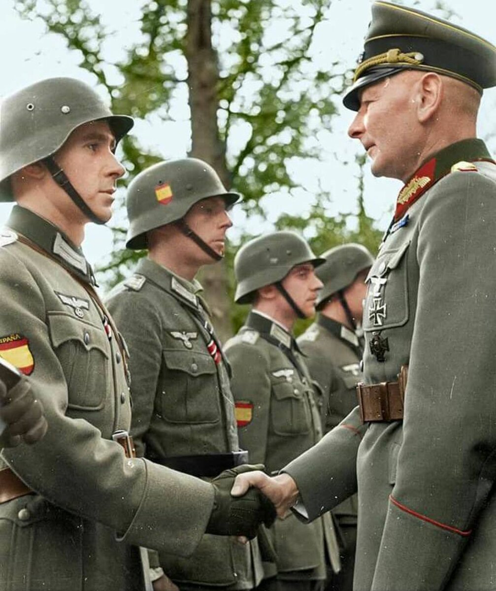 Голубая дивизия испания