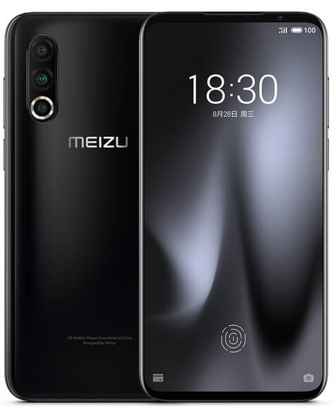 На фото Чёрный Meizu 16S Pro