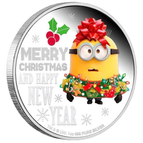 Серебряная монета Миньон Рождество (фото взято с сайта www.perthmint.com)
