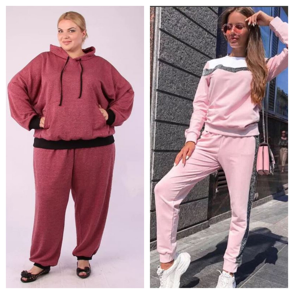 И слева фото из каталога, у модели красивое лицо и профессиональный макияж