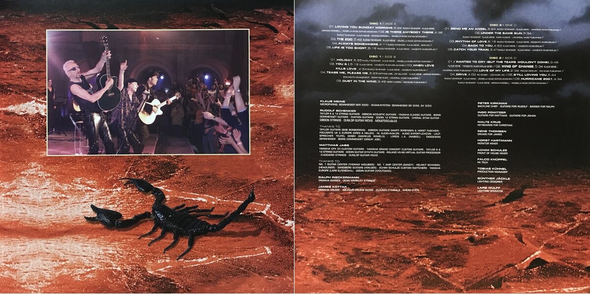 Scorpions born touch feelings