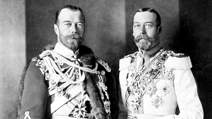 Николай II и Георг V. Берлин, 1913 год
