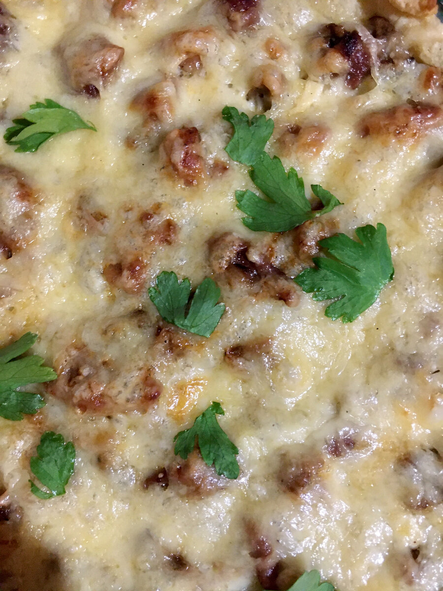 КИШ С индейкой и грибами