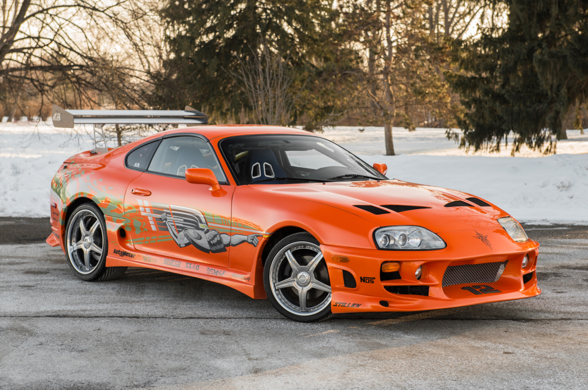 В фильме форсаж  снималась именно такая TOYOTA SUPRA. У Пола Уокера 